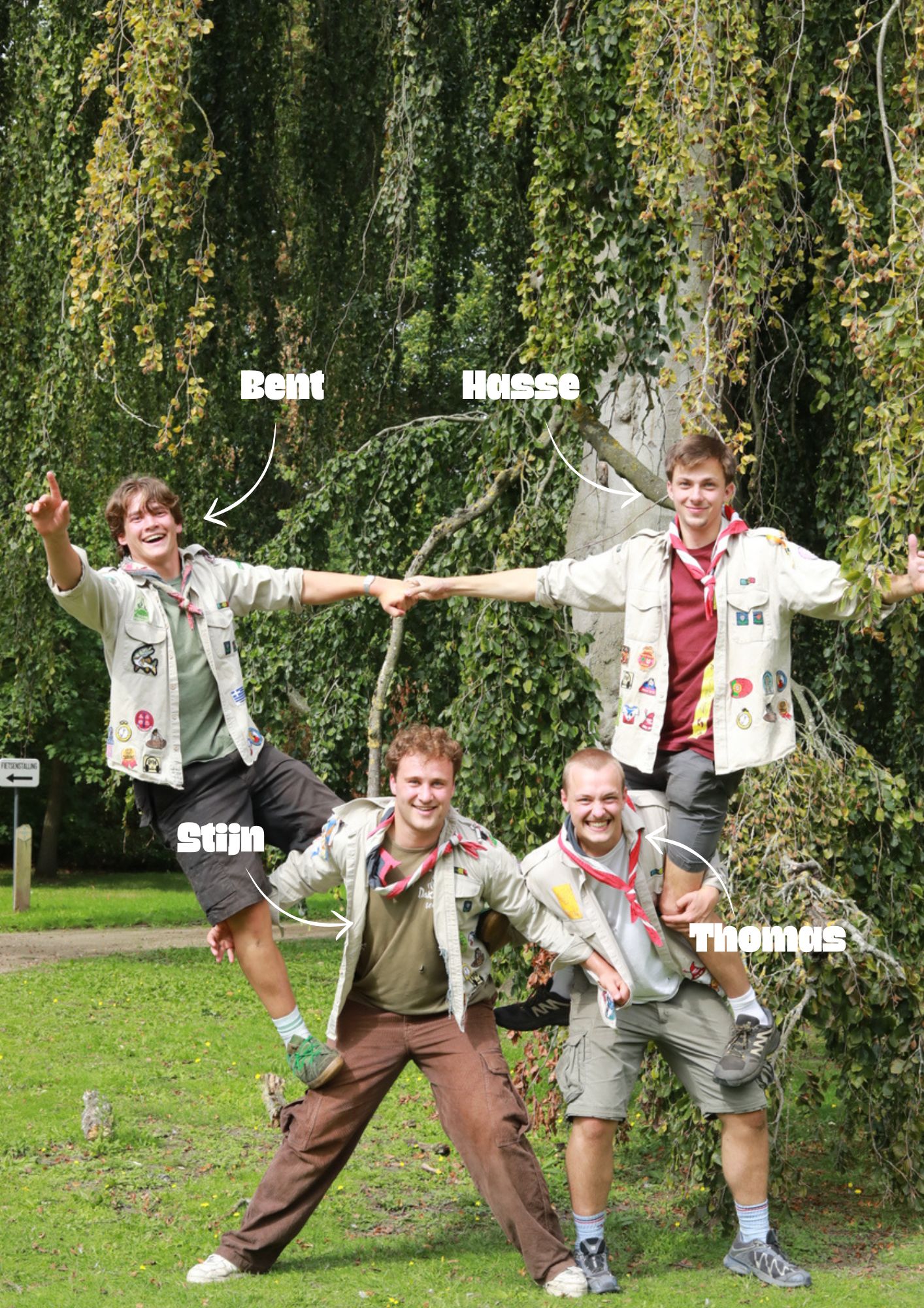 Afbeelding van de verkennersleiding